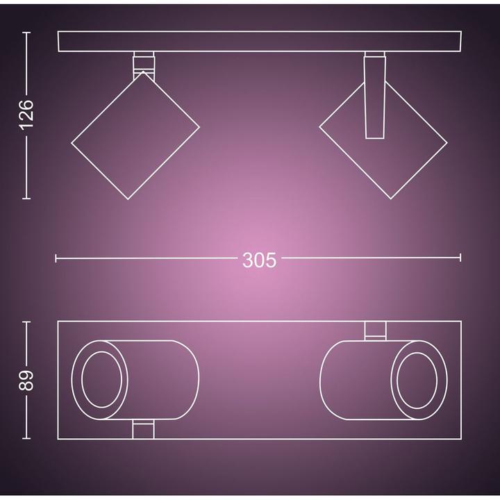Immagine prodotto Philips Hue Tonalità Argenta Base BT (350 lm, GU10)