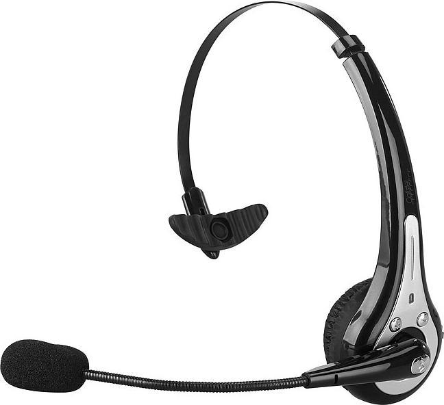 Produktbild Callstel Profi-Mono-Headset mit Bluetooth, Geräuschunterdrückung, 10-Std.-Akku (Kabellos, USB-A)