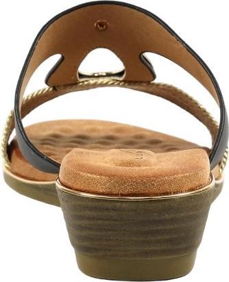 Actual product image Lunar Womens/Ladies Porto Wedge Heel Sandals (37)