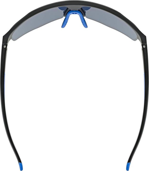 Actual product image Uvex Sports axos set (black matt (blue), Mirror Blue, Clear)