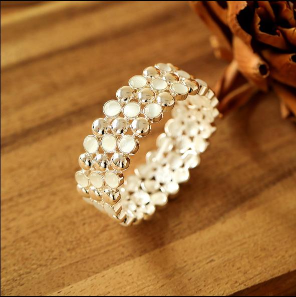 Immagine prodotto Andreani Bracciale con vera pietra lavica (8 cm, Pietre, Metallo)