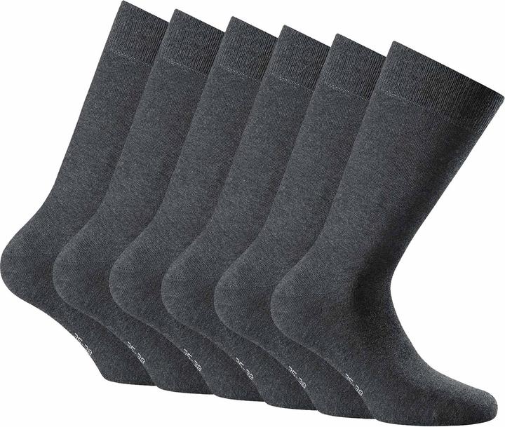 Rohner Socken Business Bequem sitzend cotton II 6er Pack (6er Pack, 35 - 38)
