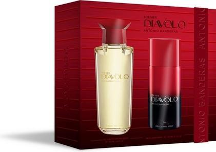 Produktbild Antonio Banderas Banderas Parfums Diavolo Geschenkset für Männer EDT 100ml + Deodorant 150ml Langanhaltend Maskulin (Parfum set)