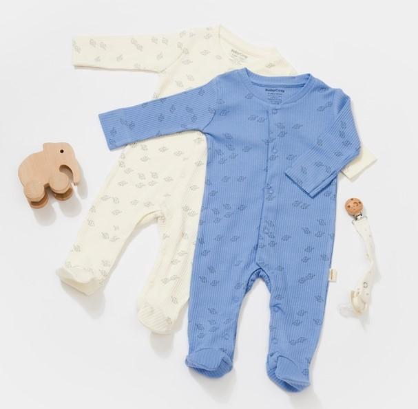 Image du produit BabyCosy 2 Pcs Rompers à pieds (62)