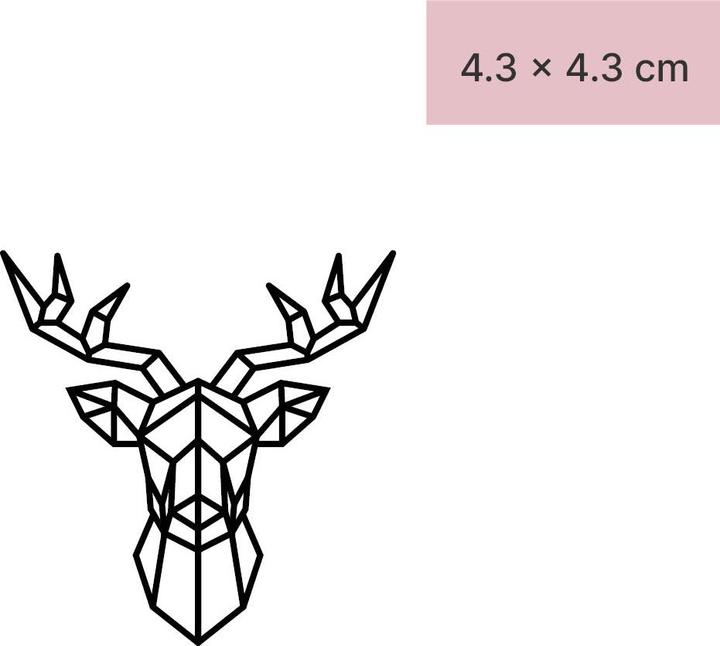Image du produit minink Tatouage temporaire - Cerf géométrique