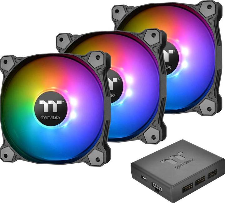 Actual product image Thermaltake Pure Plus RGB 12 TT Premium Edition (120 mm, 3 x)