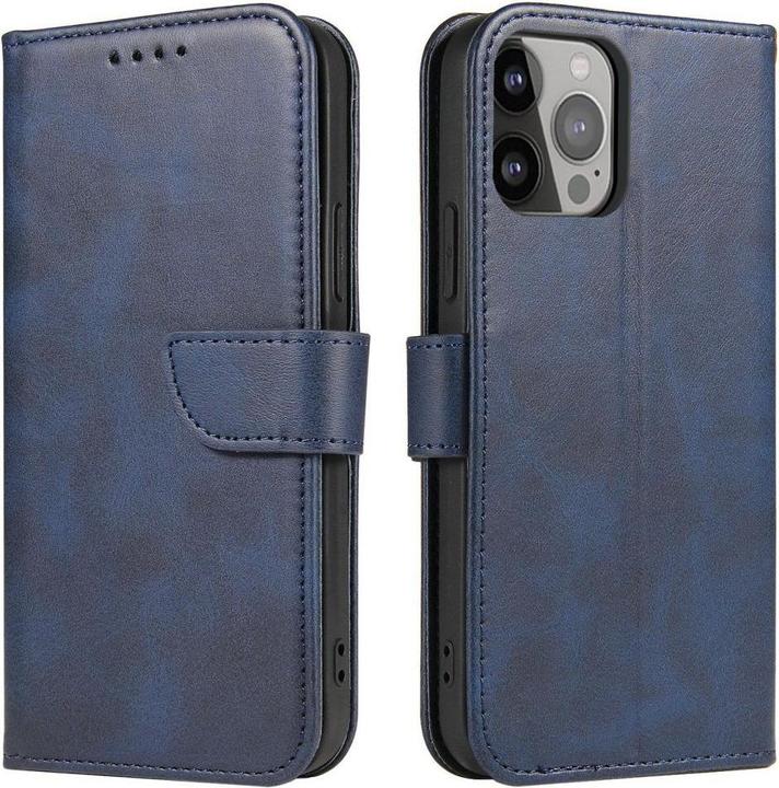 Productafbeelding Hurtel Magneethoes met klep en portemonnee - blauw (Samsung Galaxy S24+)