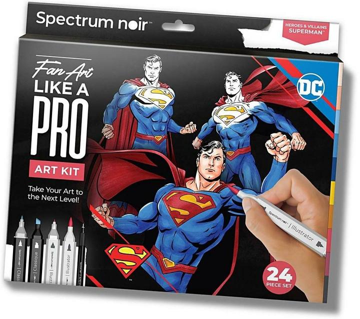 Immagine prodotto Creativ Company Set hobby illustrazione eroi dei fumetti Superman a colori