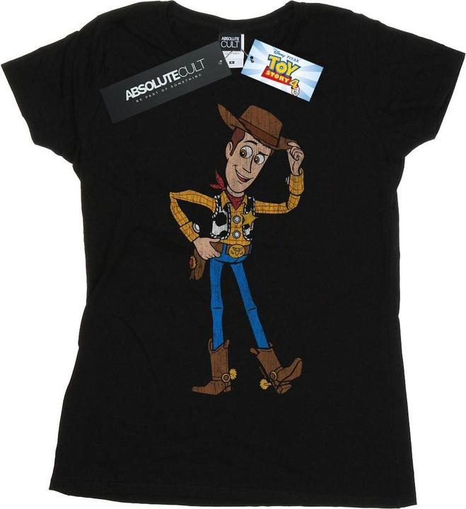Immagine prodotto Disney Toy Story 4 Sheriff Woody Pose Maglietta Donna (XL)