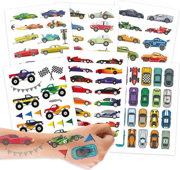 Papierdrachen Autos
