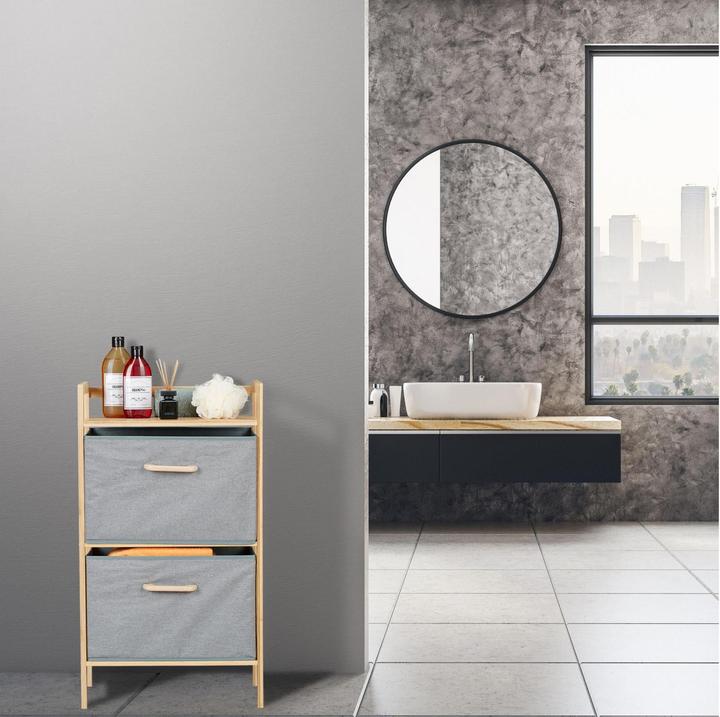 Immagine prodotto Relaxdays Scaffale da bagno (43 x 27 x 76 cm)