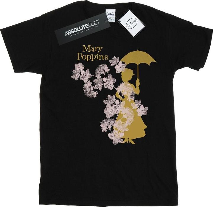 Produktbild Disney Mary Poppins Floral Silhouette TShirt (M)