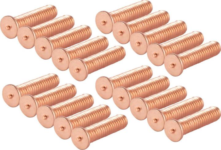 Actual product image Stahlwerk Welding studs M4x18 thread set of 20