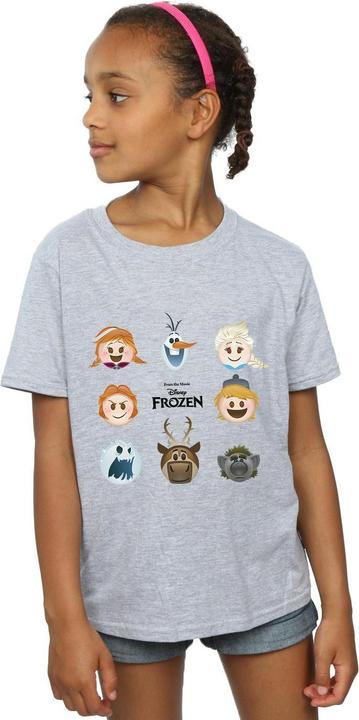 Image du produit Disney Frozen - T-shirt HEADS - Fille (152, 158)