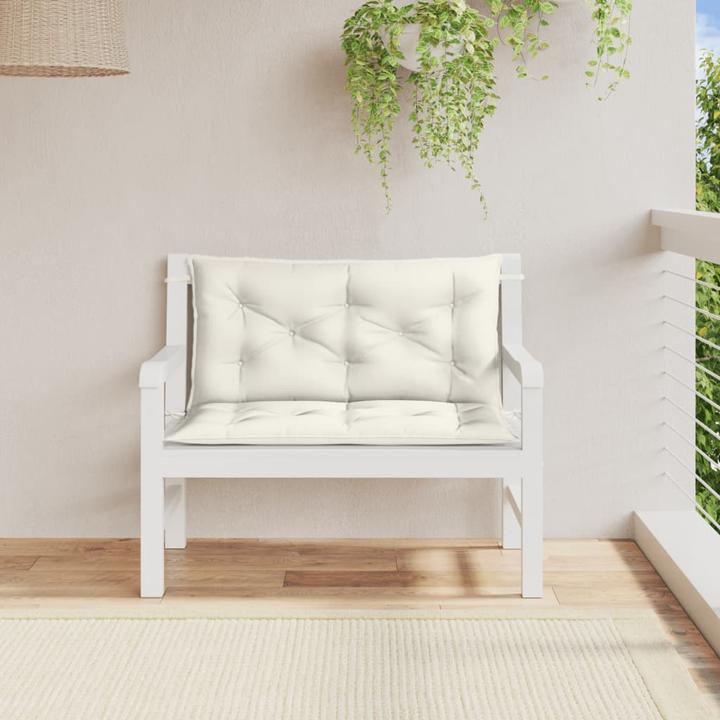 Immagine prodotto VidaXL Cuscini per panca da giardino 2 pezzi in tessuto (100 x 50 x 7 cm)