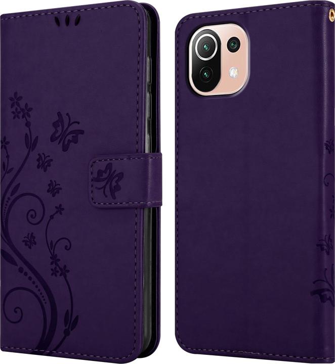 Immagine prodotto Cadorabo Copertina del libro a fiori (Xiaomi Mi 11 Lite, Xiaomi Mi 11 Lite 5G)