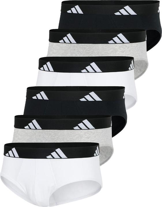 Immagine prodotto adidas Confezione da 6 slip / mutande Active Flex in cotone (XXL, confezione da 6)