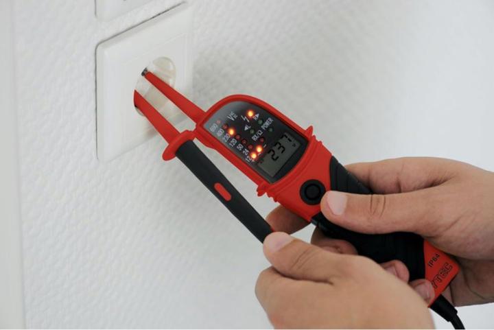 Immagine prodotto HEYTEC Tester di tensione bipolare con luce LED, 12 - 690 volt
