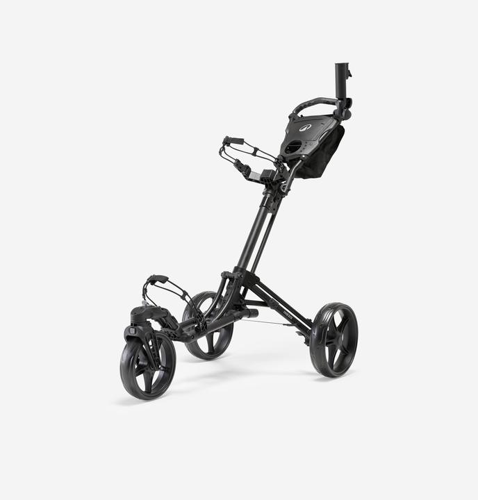 Inesis Golftrolley 900 3-Rad 360° schwarz