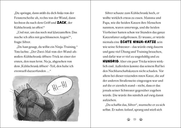 Produktbild Ninja Cat (Band 2) - Meisterdieb auf der Flucht! (Deutsch, Dermot O'Leary, Tamara Reisinger, Nick East, Loewe Kinderbücher, 2023)