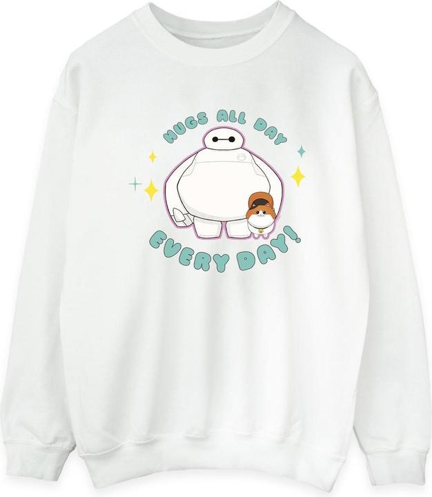 Actual product image Disney Womens/Ladies Big Hero 6 Baymax Hugs Everyday Sweatshirt (L)