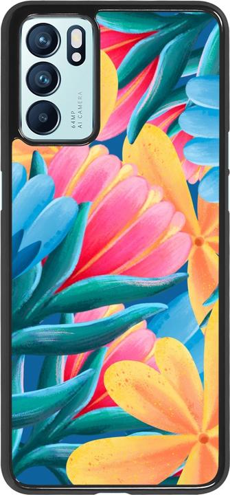Actual product image PhoneLook Cover Spring 23 colourful flowers (Oppo Reno 6 5G)