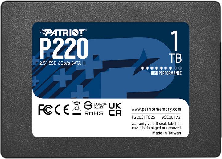 Immagine prodotto Patriot P220 (1000 GB, 2.5")
