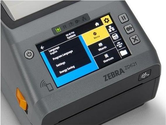 Actual product image Zebra ZD621t (300 dpi)