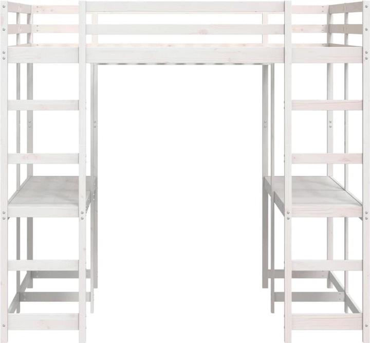 Actual product image VidaXL Loft bed with desk & ladder (140 x 200)
