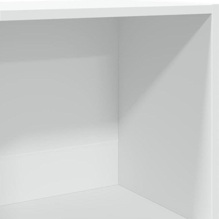 Produktbild VidaXL Bücherregal Regal Standregal Büroregal Aktenregal Aufbewahrungsregal Weiss (60 x 30 x 114 cm)