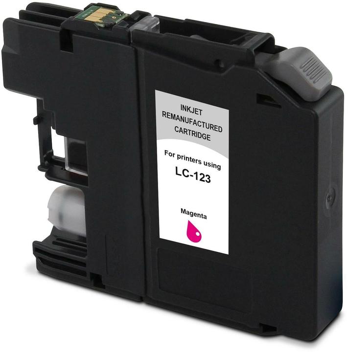 Actual product image Generic Ink Ink Brother LC123M Magenta (M)