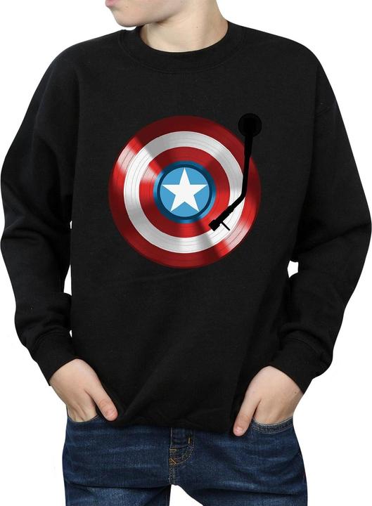Image du produit - Sweat CAPTAIN AMERICA TURNTABLE - Garçon (152, 158)