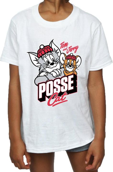 Immagine prodotto Tom & Jerry Posse Cat Maglietta Ragazze (140, 146)