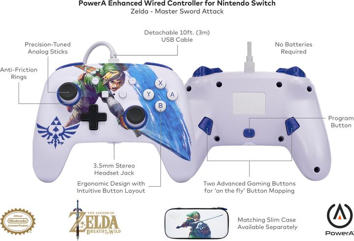 Actual product image PowerA Enhanced Wired Controller (Switch)