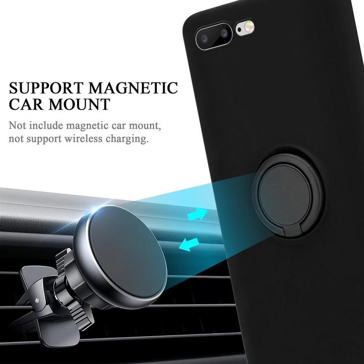 Productafbeelding Cadorabo TPU Vloeibare Ring Silicone Hoesje (Apple iPhone 7 Plus, Apple iPhone 7s Plus)