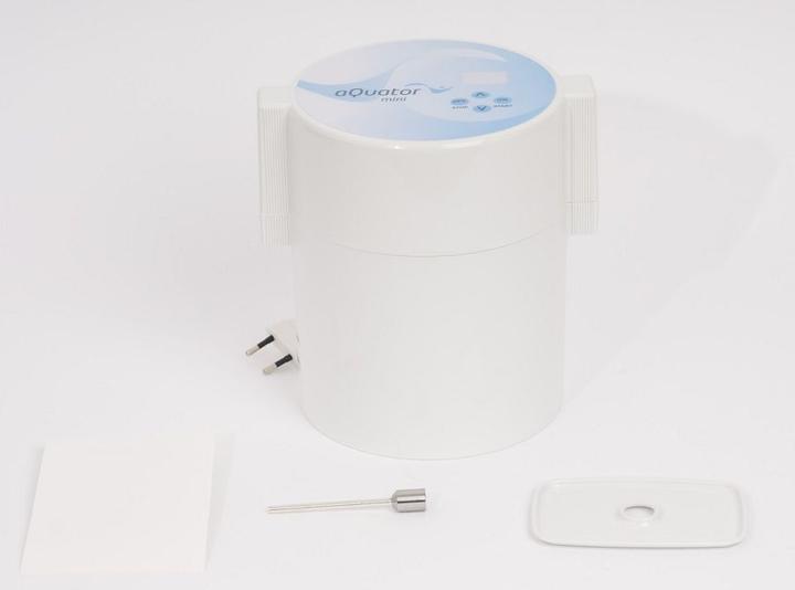 Actual product image AQuator PTV mini silver water ioniser