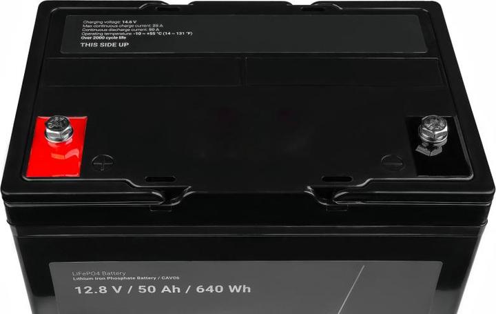 Produktbild GreenCell LiFePO4 Battery for Photovoltaic Campers & Boats - 50Ah - 12.8V - 640Wh (12.80 V, 50 Ah)