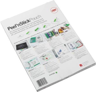 Produktbild GBC Peeln Stick Laminating Pouch (A4, 100 Stück, 200 µm)