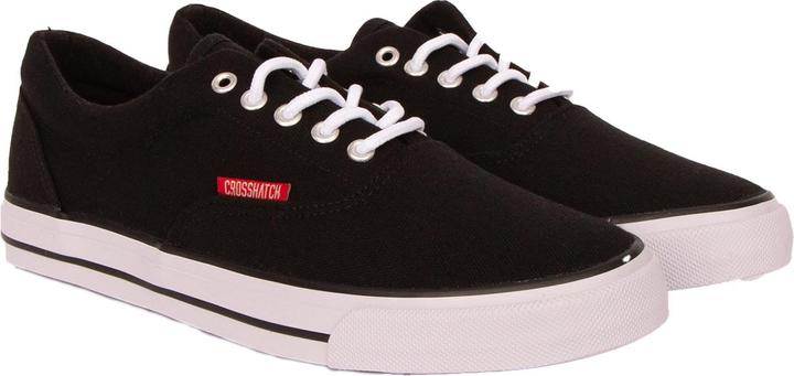 Crosshatch Mens Skywalk Canvas Trainers