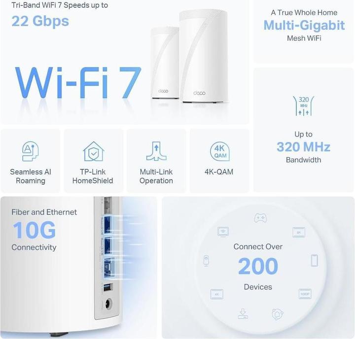 Produktbild TP-Link Deco BE85 (2-pack)