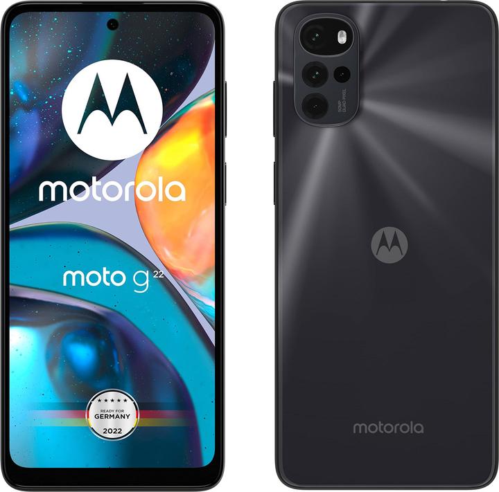 Image du produit Motorola Moto G22 (64 Go, Cosmic black, 6.50", Double SIM, 50 Mpx, 4G)