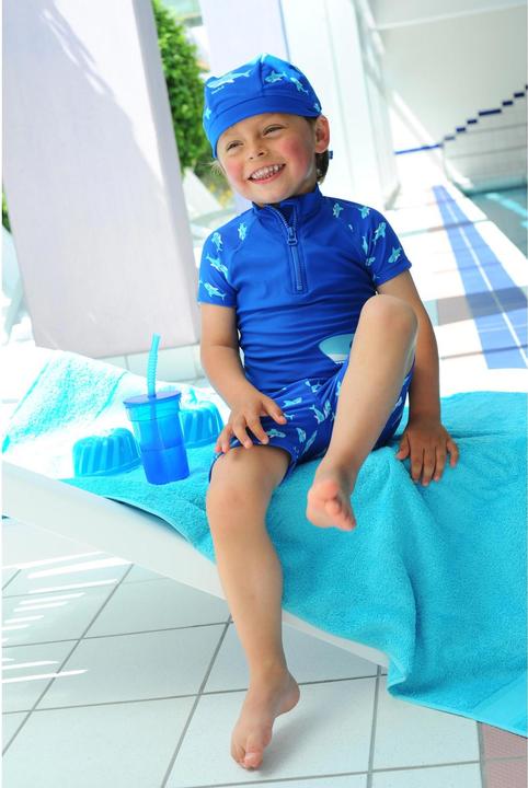 Actual product image Playshoes UV protection bath set shark (98, 104)
