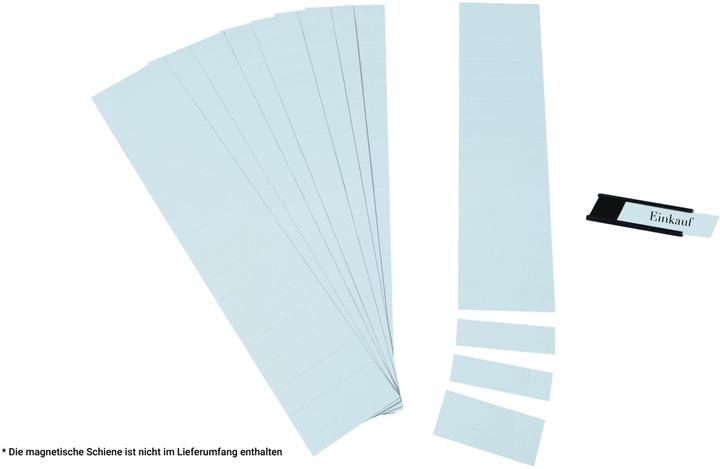 Ultradex Einsteckkarten für 34mm Einsteckschiene 50x32mm hellblau VE=90 Stück