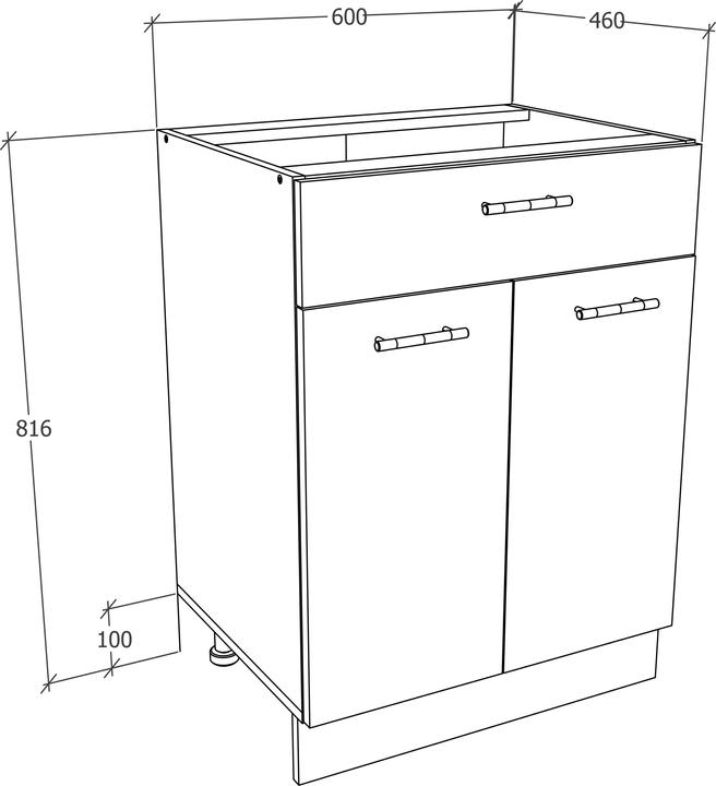 Actual product image VCM Esilo (60 x 46 x 82 cm)