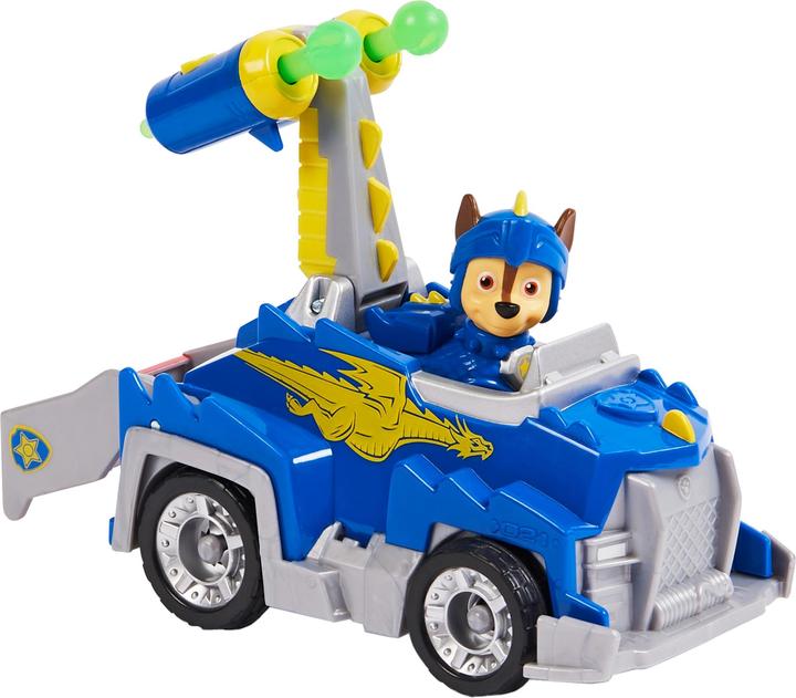 Actual product image Spin Master PAW Patrol Rescue Knights Chase transformable toy car with action figure to collect