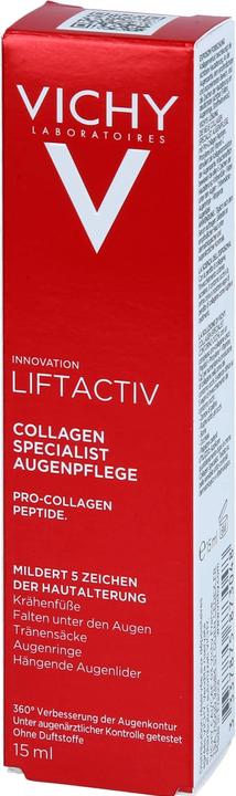 Actual product image Vichy Liftactiv Collagen Specialist Eyecare (Crème, 15 ml, Night)