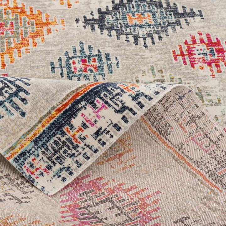 Actual product image Pergamon Kurzflor Designer Teppich Modern Vintage Orient Muster (120 x 170 cm)
