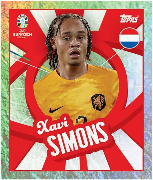 Image du produit Topps Collection d'autocollants Euro 2024 - Boîte d'affichage (Allemand, Affichage du booster)