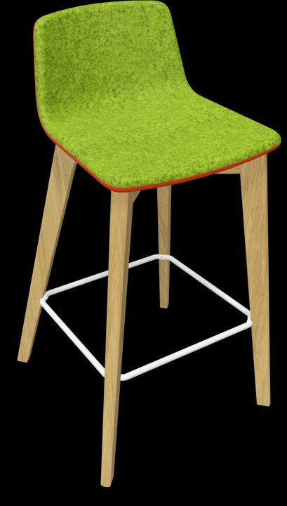 Mélange de vert clair, Rouge vif, Frêne naturel teinté gris clair