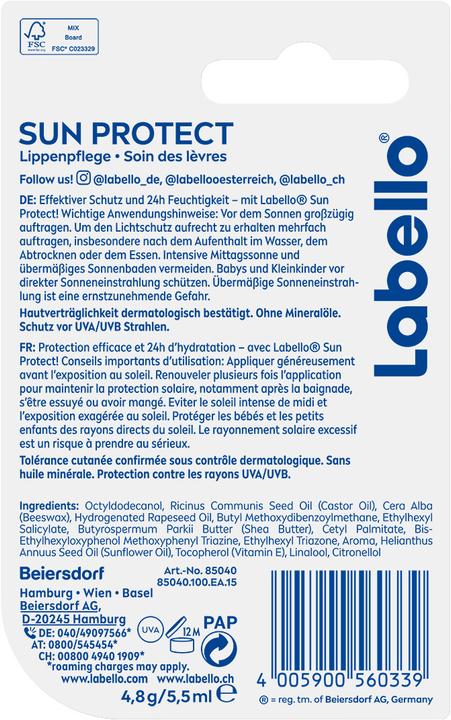 Produktbild Labello Sun Protect (Balsam, 5.50 ml)